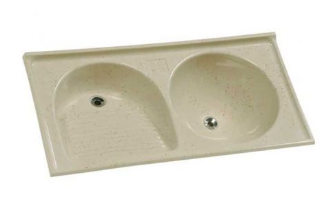 Tanque Rorato Sintetico Duplo 35lt 110 X 55cm Travertino
