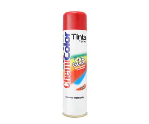 Tinta Spray Chemicolor Brilhante Vermelho 400ml