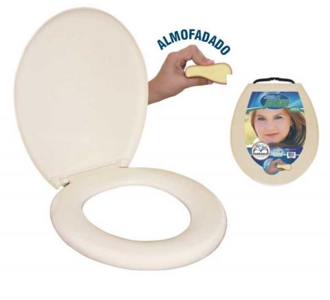 Assento Metasul Plus Almofadado Bege