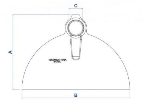 Enxada S/c Larga 2.0 Can.tramontina C/01 Peça