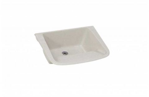 Tanque Rorato Marmore Sintetico 60 X 46cm Travertino