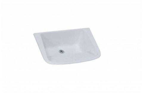 Tanque Rorato Marmore Sintetico 60 X 46cm Gelo
