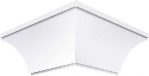 Acabamento Forro Pvc Canto Externo Branco Plasbil