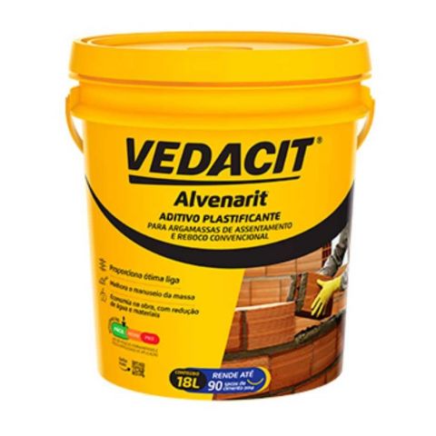 Alvenarit Aditivo Plastificante 18.0lt Vedacit