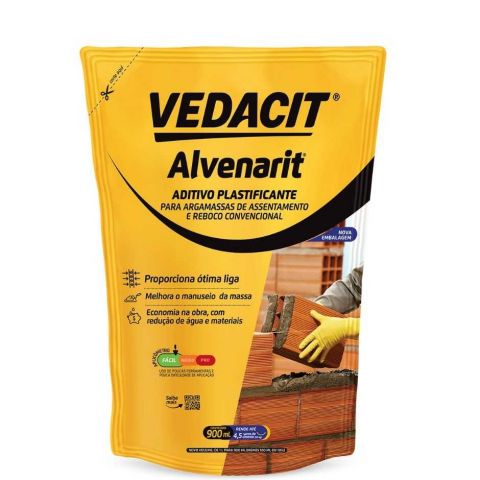 Alvenarit Aditivo Plastificante 1 Litro Vedacit