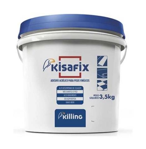 ADESIVO ACRILICO PARA PISO VINILICO 3.5KG - KISAFIX