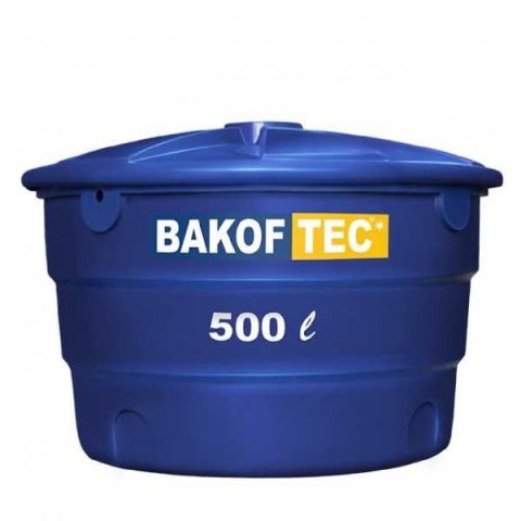 CAIXA D/AGUA POLIET.REDONDA 500LT BAKOF