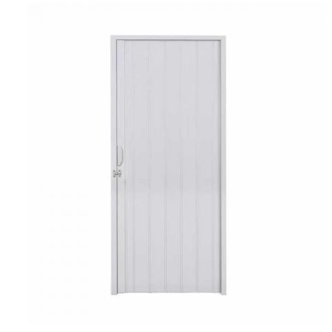 Porta Sanfonada PVC - 60cm X 2.10 Metros Branca - Plasbil