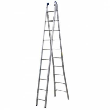 Escada Extensiva De Aluminio 4 Em 1 - 7 Degraus - Real