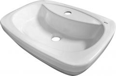 CUBA APOIO C/MESA LOUCA ONIX IRIS 51 X 37CM BRANCO