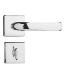 Fechadura Pado Concept 406b Banheiro Roseta Quadrada Cromada