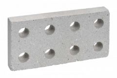 Tijolos Paqueta Refratario 8 Furos 3.2 X 11,5 X 23cm