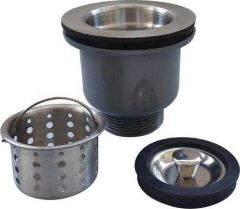 Valvula Pia Inox Higienica Cesto Removivel 31/2" Flvx