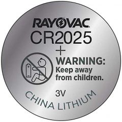 Pilha Eletronica Lithium 3v Cr2025 Botao Rayovac