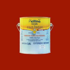 Tinta Esmalte Sintetico Equilibrium 3.6lt Vermelho