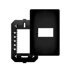 Placa Habitat Black - 01 Modulo - 4x2 - Fame