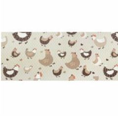 Tapete Antiderrapante Galinha Caipira 5mm 43cm Largura Kapai