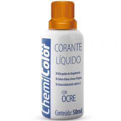 Corante Liquido 50ml Ocre - Chemicolor