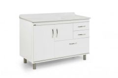 Balcao Pia (120) Supremo Rorato Branco/branco