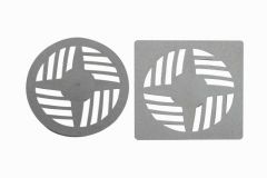 Grelha Astra Gr14 9.4x 9.4cm Quadrada Cromad