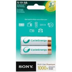 Pilha Sony Recarregavel Aa 2100mah C/2 Nh-aa-