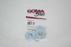 Arruela Lisa 1/2" 04 Pecas Goma