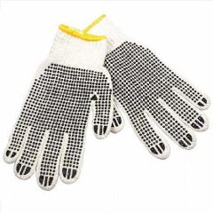 Luva Malha Tricotada Pigmentada Branca Kalipso