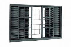 Veneziana Crv Aciaco 120 X 12 X 150cm Grade Quadrada