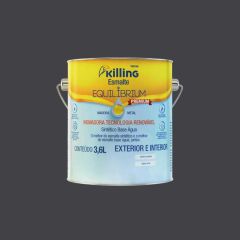 Tinta Esmalte Sintetico Equilibrium 0.9lt Cinza Escuro
