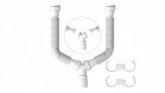 Sifao Censi 7158 Duplo C/suporte Branco