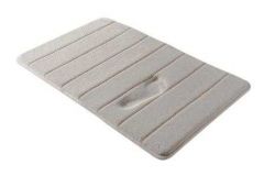 Tapete Banheiro Viscoelastico Prat-k 60 X 40cm Bege