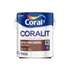 Massa Para Madeira Interior E Exterior 0.900ml - Coralit