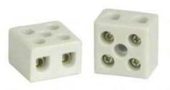Conector Porcelana 10mm 2 Polos Thompson
