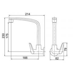 Torneira Parede Cozinha Rose Gold 1168 F71 Lorenzetti