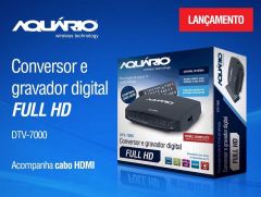 Conversor Digital E Gravador Dtv7000s Aquario