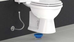 Kit Instalacao Vasos Blukit - Anel - Fixador - Flexivel Aco