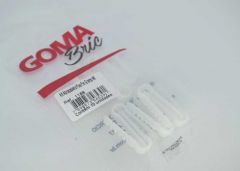 Abracadeira Fixa Fio Grampo N6 10 Pecas Goma