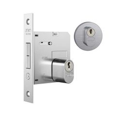 Fechadura 1006 Porta Bater/correr Ros. Red. Inox Escovado