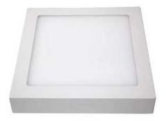 Plafon Economax Led Quad. Sobrepor 18w 6500k Bivolt