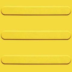 Piso Tatil Direcional Amarelo 25 X 25cm Kapazi