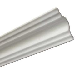 Perfil Poliestireno Rodateto A60 Com 2 Barras 5,5x8,3x200cm