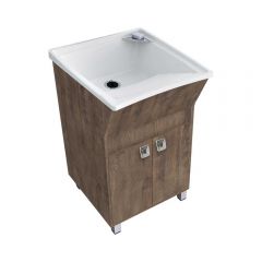 TANQUE E ARMARIO LAVANDERIA ECCO 30 LITROS - WENGUE - GAAM