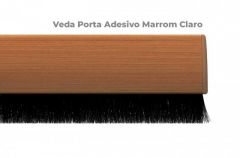 Veda Porta Adesivo Marrom Claro 100cm Confortdoor