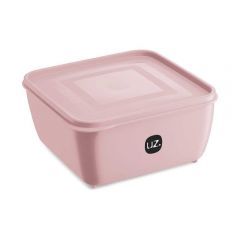 Pote Quadrado Rosa 2.5 Litros Uz