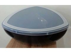 Saladeira Plus Com Tampa 4 Litros Preta Uz