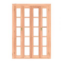 Kit Porta Madeira Cm Vidro Quadriculado Pe641 213x160x12cm