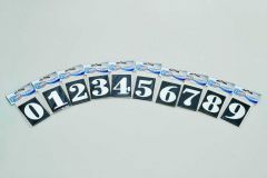 Algarismo Vidro 12cm C/sombra Pratic