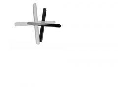 Espacador Piso Ceramicos 1.0mm Espaca Certo 100 Pecas