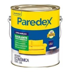 Tinta Acrilica Fosca Economica Interna 3.6lt Branca Paredex