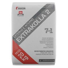 Argamassa Extrakolla Ac-2 - Cinza - 20kg - Inkor